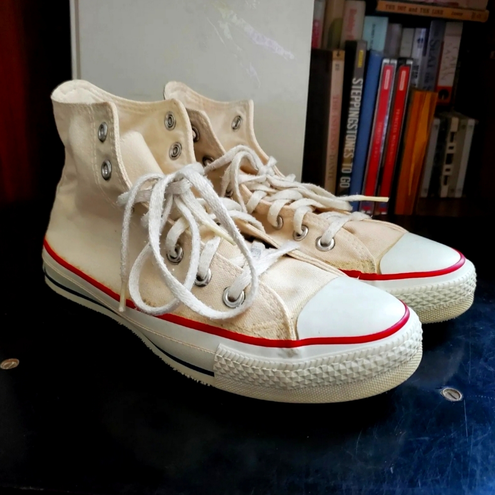 SOLD Made in USA White Red Vintage Converse Men Women